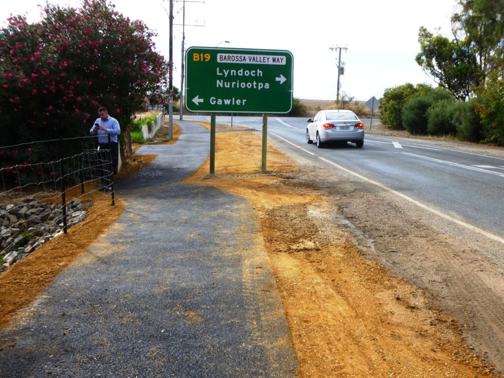 Short trail link to Barossa Rail Trail