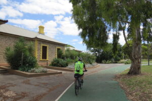 Passing the former street entrance to the North Adelaide Station [2024]