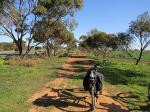 Compacted earth is one of the reasons we take mountain bikes