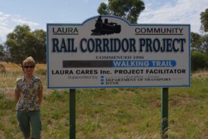 Sign on Laura to Gladstone section (2011)