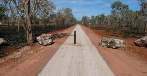 A new section of trail (2011)