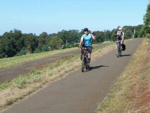 Cruising along the trail through Pepi's Land east of Emerald [2020]