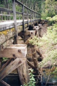 Bridge on the trail between Margaret River and Cowaramup 2006