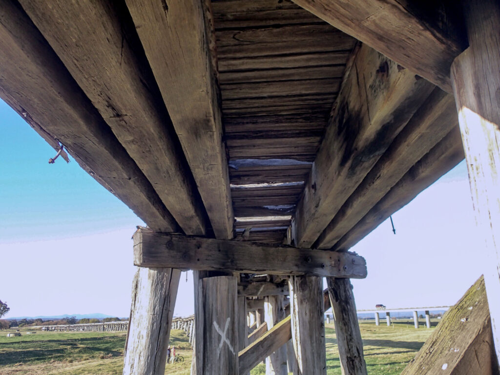 Snowy Railway Bridge restoration progress