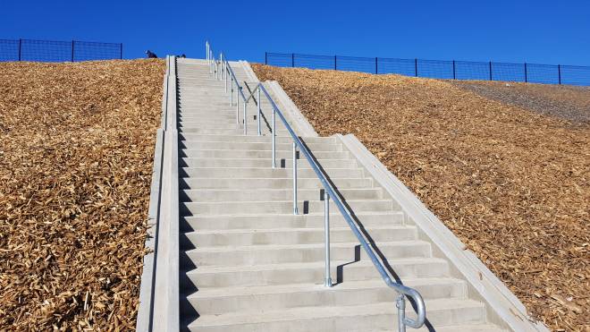 Bellarine Rail Trail Overpass steps