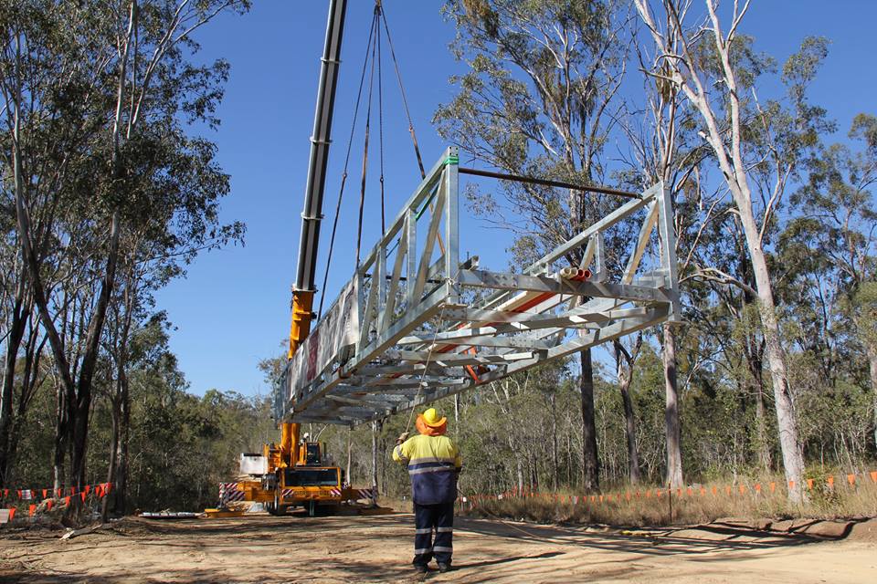Work is progressing well on the Wulkuraka to Brassall section of the Brisbane Valley Rail Trail