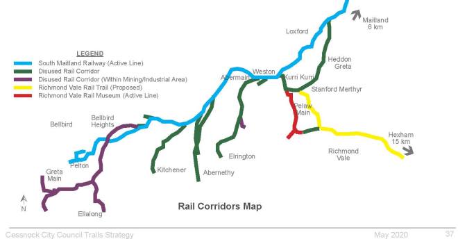 Cessnock City Council Trails Strategy recognises value of colliery rail network