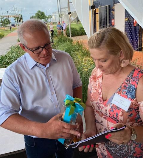 Presenting rail trails to the Prime Minister