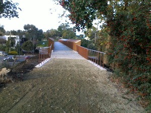 Warburton Rail Trail Maroondah Highway Bridge Completed (VIC)