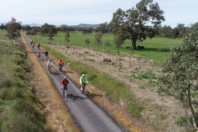 Inaugural Tour de Trail on the Great Victorian Rail Trail