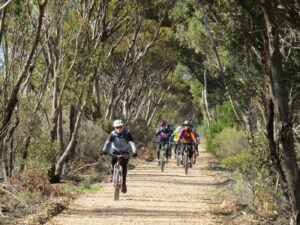 Not a bad spot for an up-and-back group ride