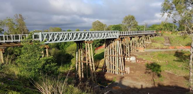 Lockyer Creek Railway Bridge Open