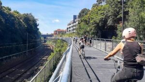 The boardwalk near Arlington light railway station [2025]
