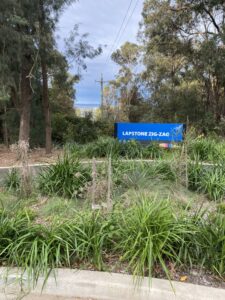 The Knapsack Street trailhead has been landscaped [2025]