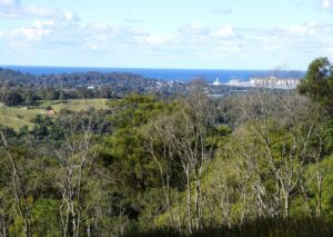View from the Bradford Breaker site with Port Kembla on right [2025]