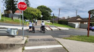 Take care crossing this connector to Brisbane Water Rd in Kotara [2024]