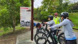 Lots of interpretive signage about industrial and natural heritage of the corridor [2024]