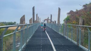 Continue south beyond Belmont station on the Fernleigh Awabakal Shared Track [K Beard 2024]