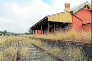 Lue Station on the proposed rail trail