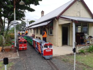 The minature railway at the old Casino Railway Station is one of the largest in Australia [2024]