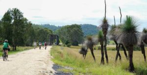 Approaching the Back Creek Bridge at Bentley [Susanna Freymark 2024]