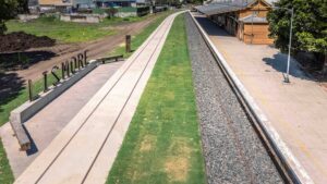 Lismore Station is the current end of the rail trail. Hopefully the railway station will be integrated into the rail trail similar to Murwillumbah station [Northern Rivers Rail Trail 2024]