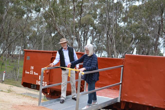 Heritage Railway Wagon display on O’Keefe Rail Trail now open