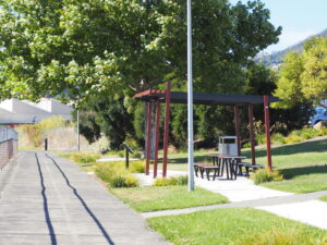 A park to rest after gorging on the local ice cream shop you just passed. 2022