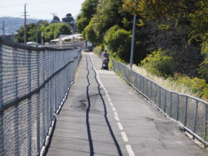 One short section has been suffering from subsidence. Caution required if travelling at speed. 2022