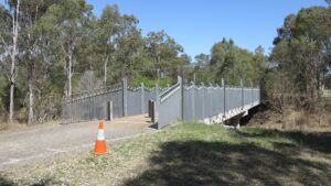 New bridge approaching Esk [2018]