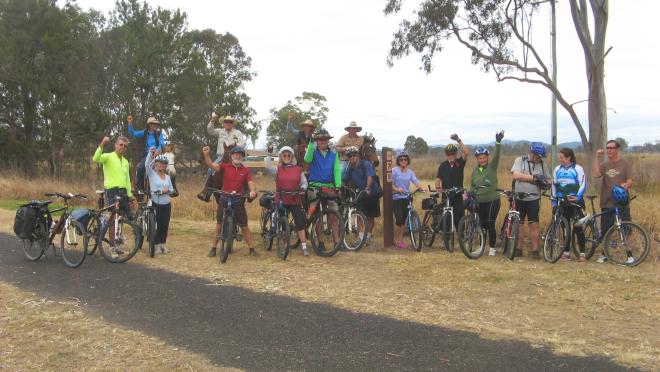April ride on the Brisbane Valley Rail Trail