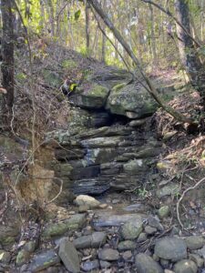 Track crews had to build rock channels for the ample stormwater [2025]