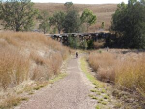 All the bridges between Kilkivan and Murgon have low-level bypasses [2018]