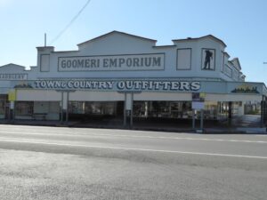 Get fitted out in style in this classic Goomeri store while having a stopover [2018]