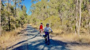 Heading south from Tingoora on a glorious day riding into the sun [2025]