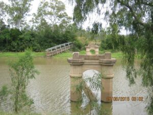 Reid Creek Bridge was severely damaged by flood in 2013 [Mike Goebel]