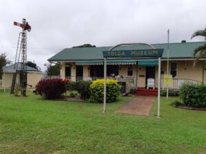 The former station at Tolga is now a museum [2021]