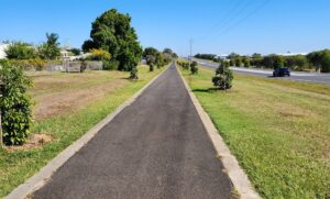 The trail along Urraween Rd, Urraween [Garry Long 2023]