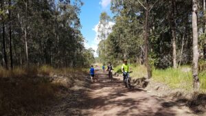 Various user groups on the trail approaching Brooloo [2019]