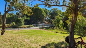 Panalatinga Creek has a low-level bridge where a larger one stood [2024]