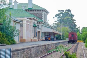 The Riverton Station and surrounds are impressive, but respect that it is private hands [2015]