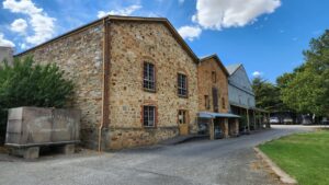 Sevenhill Cellars is the oldest and one of the most popular wineries along the trail, with live music under the trees at times [2024]