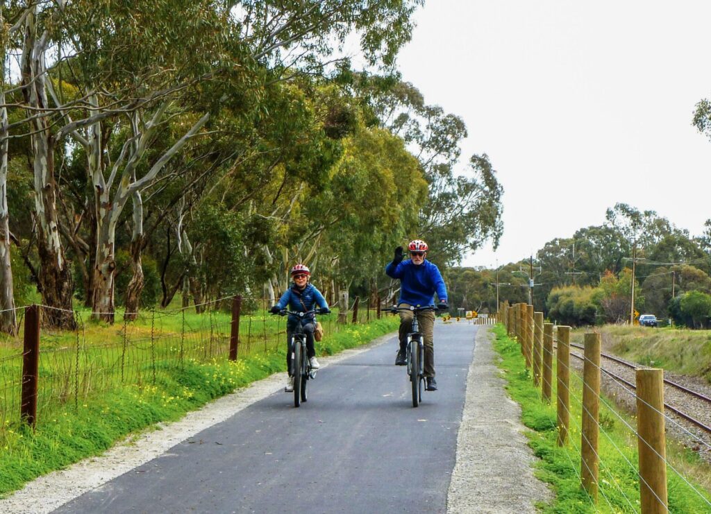 Barossa Rail Trail extension between Gawler East and Kalbeeba now open