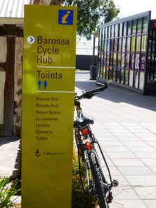 Barossa Cycle Hub at Tanunda has showers, tubes and power [2022]