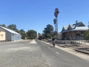 The station building was restored as part of the development [2025]