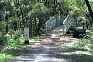 One of several creek crossings north of Margaret River