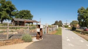 This community garden is near the site of Willesmere Station [2020]