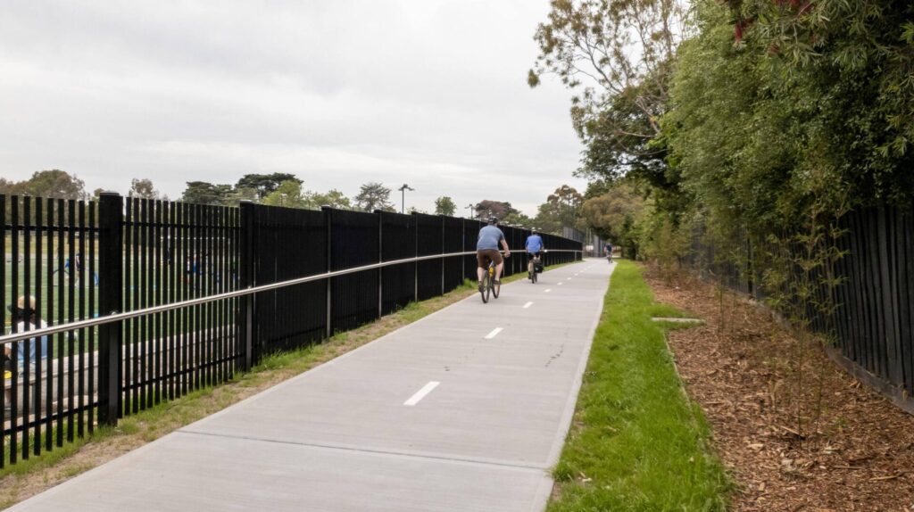 Happy Anniversary! New section of Outer Circle Rail Trail opens