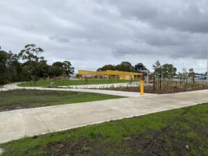 New play equipment, toilets and picnic tables in Seabrook Reserve [2023]