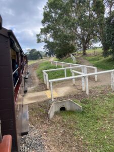 The last of the chicanes before the trail ends at Gembrook [2023]